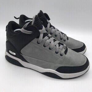 Fubu Tiger Basketball Shoes Men's 8.5M Gray & Black High Top Sidewalk Sneakers